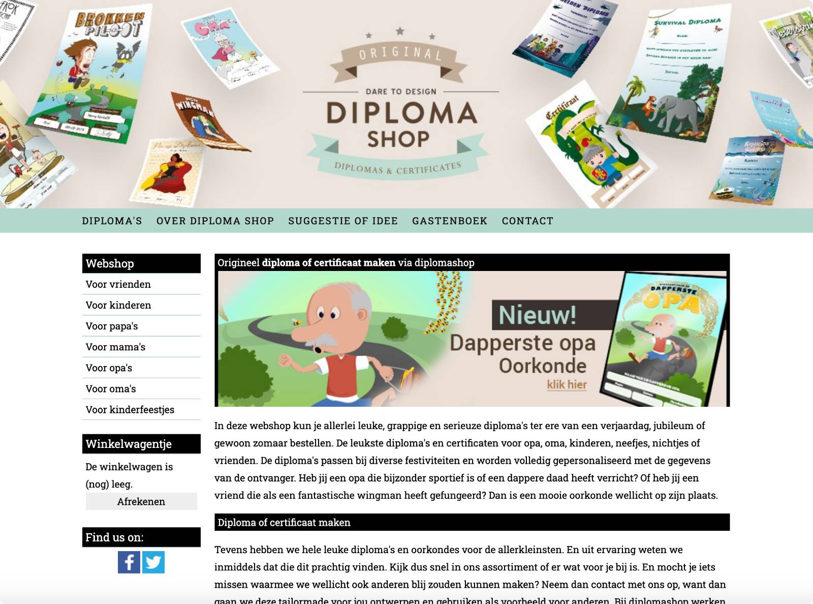 Diploma shop